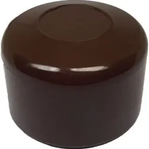 Zwrot pieniędzy Nasadka zewnętrzna okrągła fi 42 2szt brązowa